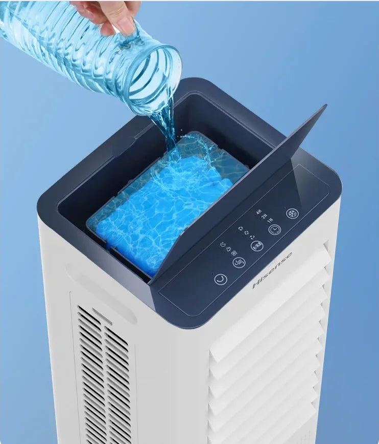 220V Hisense air-conditioning fan cooling plus water cooling air-conditioning fan household mobile small air conditioner AD