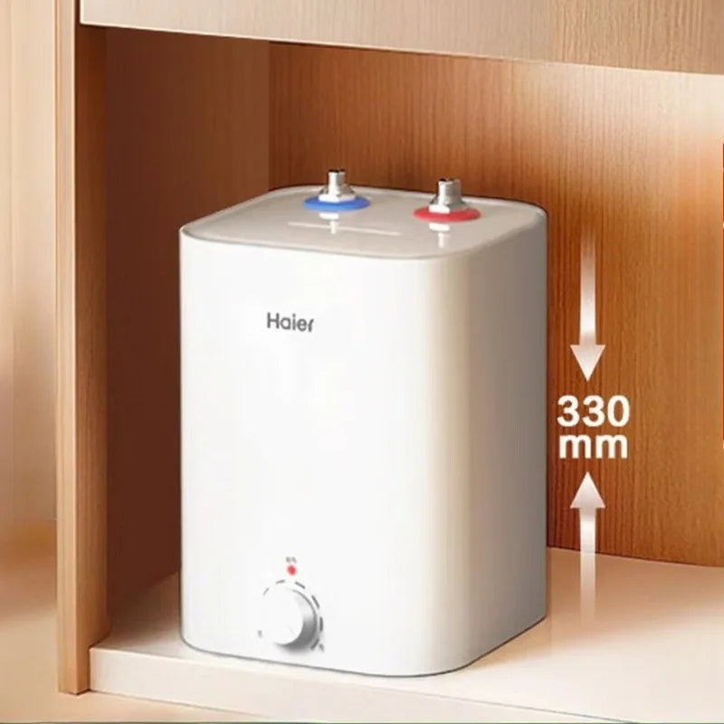 Haier Mini Kitchen Water Heater 2200W Fast Heating Large Water Volume Home Kitchen Under-Sink Small Storage Water Heater
